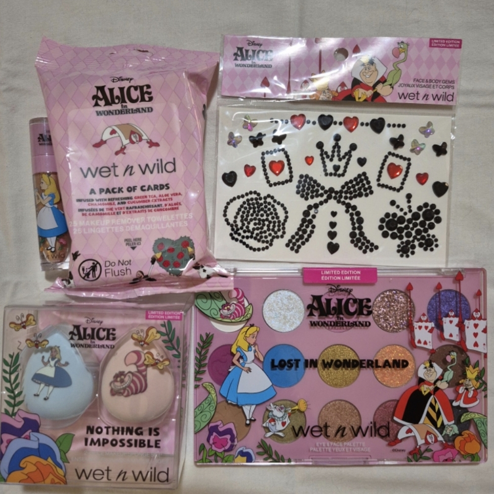 Wet n Wild Alice in Wonderland Makeup Bundle (5)